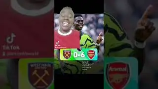 ARSENAL DEMOLISH WESTHAM TO MOVE UP TO SECOND IN PREMIER LEAGUE TABLE!#premierleague #fypシ #arsenal
