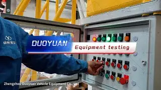 Start device testing. #bus #equipment #automation #workers #factory