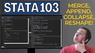 Stata 103: The 4 Data Reshaping & Combining Commands You Must Know!