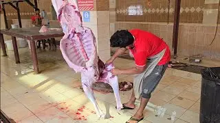 Camel meat fast full Cutting Skills By Expart Butcher 