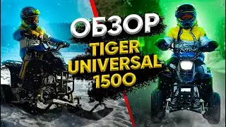 2 в 1. Детский снегоход/квадроцикл Tiger Universal 150 | Обзор