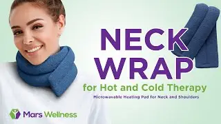 Microwavable Heating Pad for Neck and Shoulders &ndash; For Hot and Cold Therapy