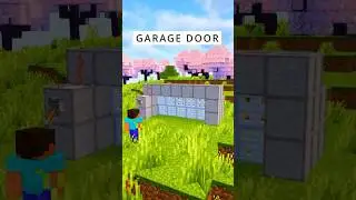 GARAGE DOOR #minecraft #minecraftbuilding #doors #shorts