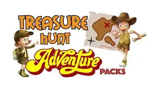Treasure Hunt Adventure packs, interactive, themed treasure hunts for kids how they work video