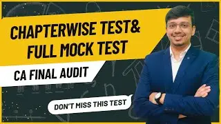 Score 60+ in Audit with Test Series | Jan'26 Attempt
