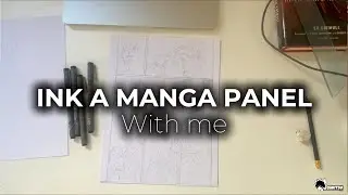 INK A MANGA PAGE WITH ME I LOFI