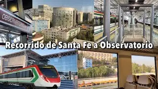 Recorrido del Tren Interurbano M&eacute;xico - Toluca de Santa Fe a Observatorio 
