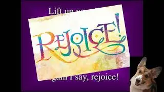 Rejoice the Lord is King - Beckenhorst - Lyrics - NEW Corgi Cues