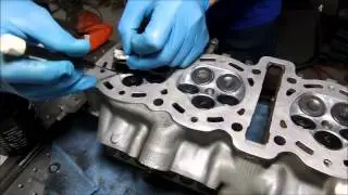[YZF1000R] YAMAHA genesis engine head overhaul and porting