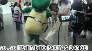 Andrew WK dance lessons at Warped Tour 2010 by Supa Pirate Booty Hunt