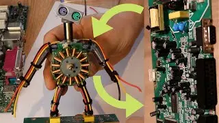 Como construir um Robot com LIXO / Reciclagem...