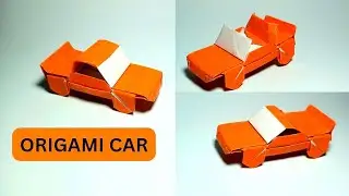 HOW TO MAKE ORIGAMI CAR (FGNAORIGAMI) | ORIGAMI CAR THAT CAN TRANSFORM INTO DIFFERENT TYPES OF CAR