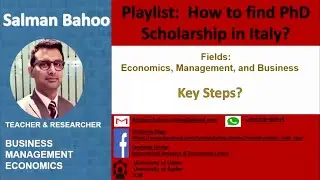 Key Steps |PhD|Management|Business|Economics