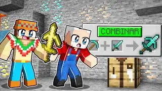 MINECRAFT pero PODEMOS COMBINAR ITEMS 😱⛏ con SILVIOGAMER y SOYDANY