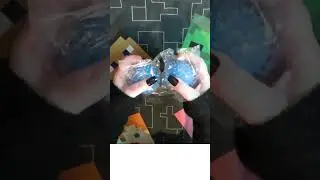 12 seconds squeezing 2 spiky balls in crinkly packaging #asmr #shorts #asmrsounds #viral #squeeze