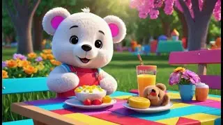 Breakfast Time with Teddy Bear | Morning Routine Song for Kids | Nursery Rhymes and Baby Songs