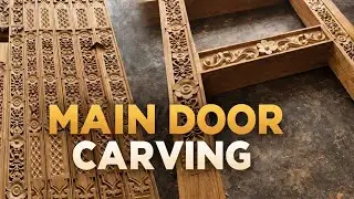 Latest Wooden Door Frame Design 2026 | Carving #TraditionalMainDoorFrame