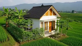 🏡Tenang & Sejuk! Rumah Minimalis di Sawah dengan View Pegunungan