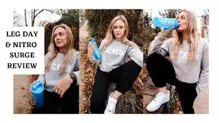 GLUTE FOCUSED LEG DAY | TRAIN WITH ME | NITRO SURGE REVIEW