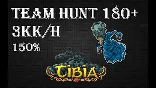 Tibia | Burster Spectres | Team Hunt x4 180+ | 3kk/h (150%) | 50 Charms