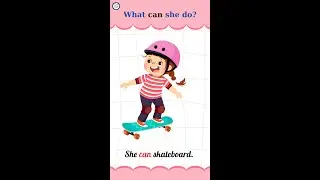What can he/ she do? He/ She ... | English for Kids| Lệ Quy&ecirc;n Official