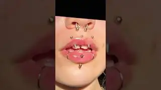 :3 #piercing #cheekpiercing #fangs #fyp #art #shorts #drawing #fail #cute #lips #jellyart