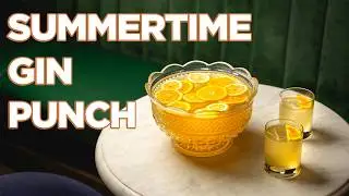 A Refreshing GIN PUNCH Recipe!