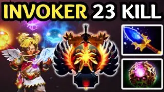 🔥 23 KILL QUAS INVOKER MIDLANE | INSANE PLAY 🔥 DOTA 2 GAMEPLAY 🔥