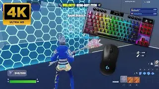 Hexgears Immersion A3 Fortnite Keyboard & Mouse Sounds ASMR 4K