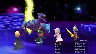 Final Fantasy III 3D Remake - Cerberus Boss Fight
