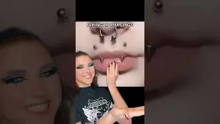How I faked lip piercings