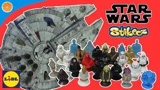 Lidl stikeez Star Wars Gwiezdne Wojny pełna kolekcja star wars stikeez