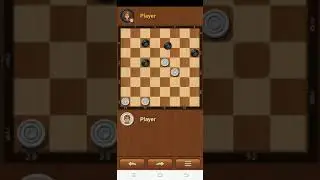 CHECKERS GAME: MAN V.S COMPUTER. #shorts