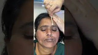 First Time Eyebrows Waxing #shorts #eyebrow #live #youtube