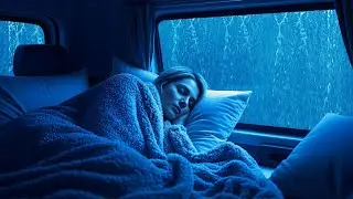 Car Rain Sounds for Sleep 🚗 Fall Asleep Fast with Gentle ASMR Rain