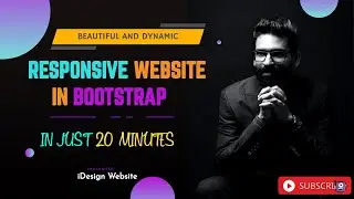 RESPONSIVE WEBSITE USING BOOTSTRAP 5 | BOOTSTRAP  WEBSITE | BOOTSTRAP 5 TUTORIAL | iDesign Website