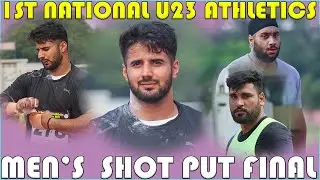 Shot Put Men U23 Ashish Kumar takes Gold. 1st National U23 Years Athletics Championships 2021 in 4K
