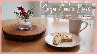 Sugar Cookie Bars | Christmas Dessert