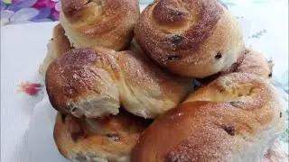 Рецепт теста на плюшки  Очень легкий и быстрый!