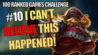 100 GAMES CHALLENGE #10 | BANE COULDN'T BELIEVE WHAT JUST HAPPENED | MOBILE LEGENDS |