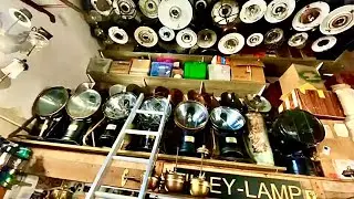 The largest collection of Tilley Lamps in Europe! There are thousands of them every size and shape