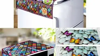 fridge and oven covers from Amazon.. #amazon #sale #fridgecover #oven #goodquality #dustproof #viral