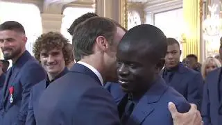 N'Golo Kant&eacute; receive French Legion of Honour in &Eacute;lys&eacute;e Palace