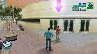 Never seen mission before where the driver and the passengers doing different things in Vice City