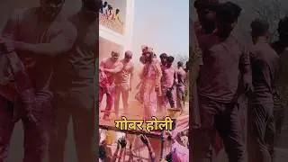 gobar holi #holispecial