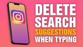 Как удалить подсказки поиска в Instagram при вводе текста