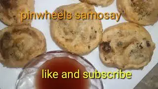 pinwheels samosa recipe|samosay pinwheels|husnain ka kitchen|iftar snacks