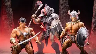 Фигурки Джона Картера, Охотника на смерть и Конана в стиле MOTU от Frazetta Girls доступны для пр...