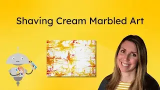 Shaving Cream Marbled Art - Printmaking for Kids