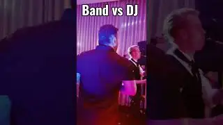 Wedding guests reaction o  the dwncefloor to the band vs DJ entertainment in Melbourne
